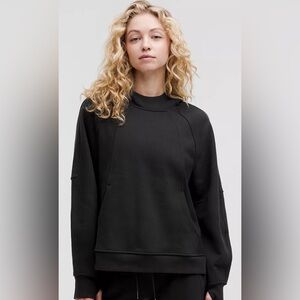 lululemon athletica Black Scuba Oversized Side-Slit Hoodie